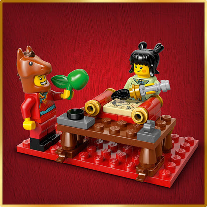 LEGO® Spring Festival Galloping Horse Canvas - Mô hình tranh ngựa phi Mã Đáo Thành Công - LEGO 80119 LEGO - ảnh 4 - LEGO Set