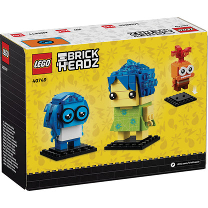 LEGO® BrickHeadz™ Joy, Sadness & Anxiety - Mô hình lắp ráp nhân vật Inside Out 2 - LEGO 40749 LEGO - ảnh 1 - LEGO® BrickHeadz