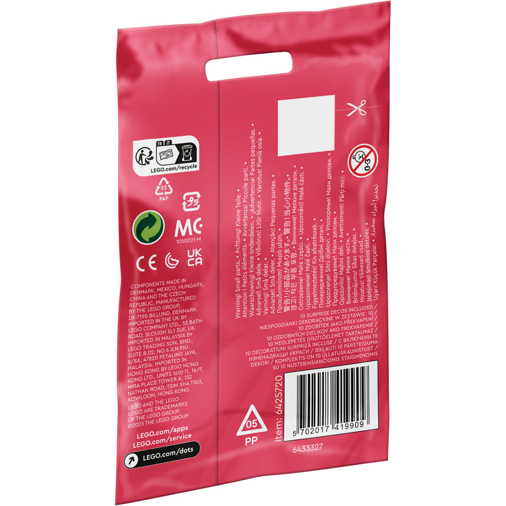 LEGO® DOTS™ Extra DOTS Series 8 – Glitter and Shine - Túi Gạch Trang Trí Lấp Lánh Chính Hãng LEGO 41803