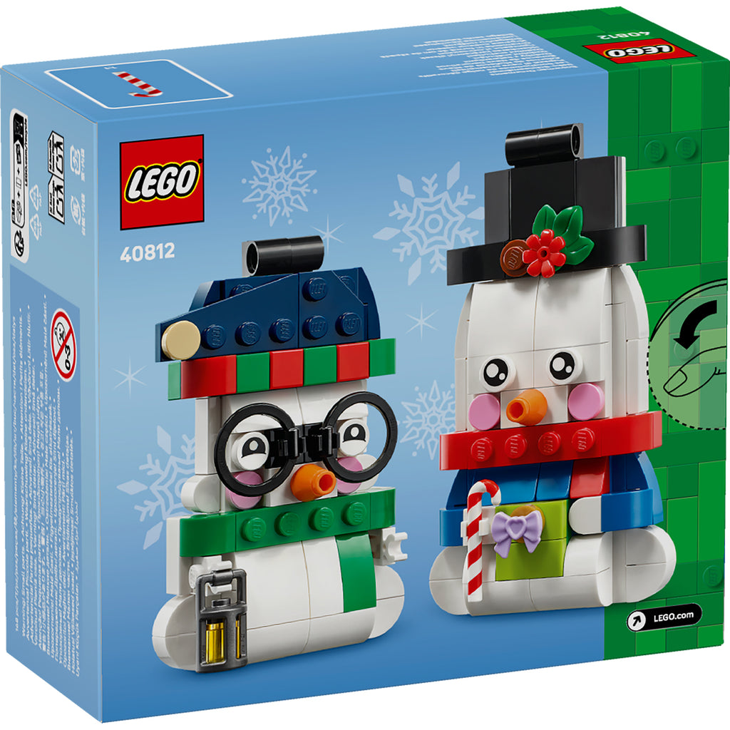 LEGO® Snowman Ornaments - Bộ Lắp Ráp Người Tuyết Trang Trí Giáng Sinh (40812) LEGO - ảnh 2 - LEGO Set