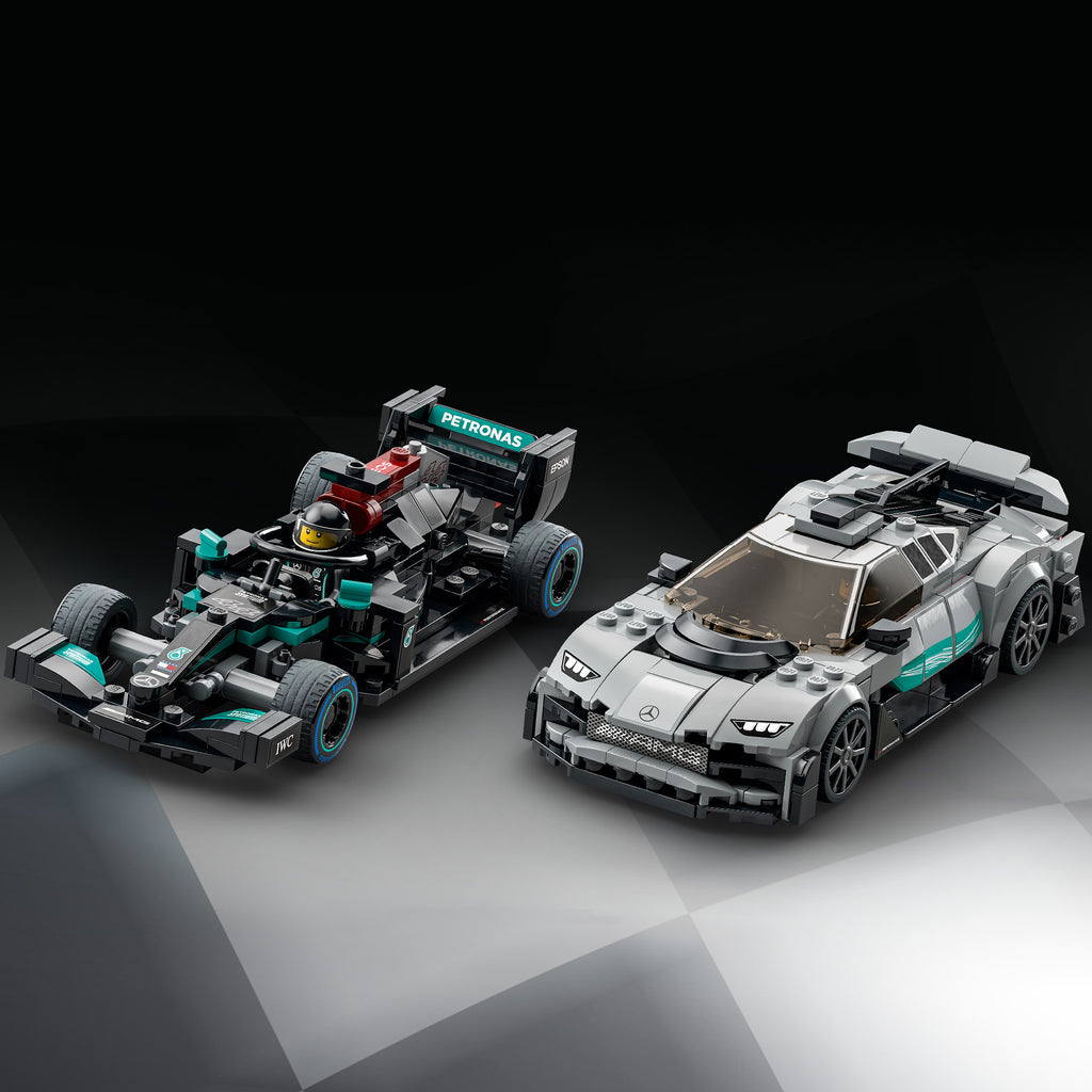 LEGO® Speed Champions Mercedes-AMG F1 W12 E Performance & Mercedes-AMG Project One - Bộ Lắp Ráp Xe Đua Siêu Xe Mercedes 76909