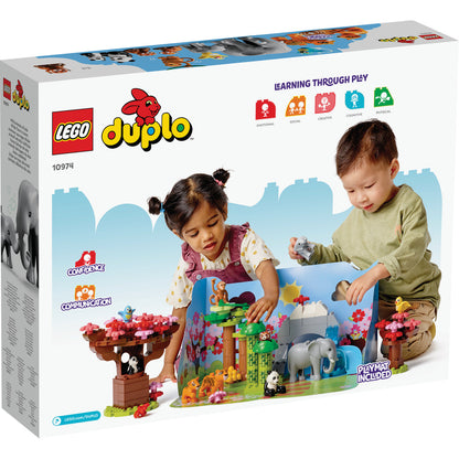 LEGO® DUPLO™ Wild Animals of Asia - Đồ Chơi Lắp Ráp Động Vật Hoang Dã Châu Á - LEGO 10974