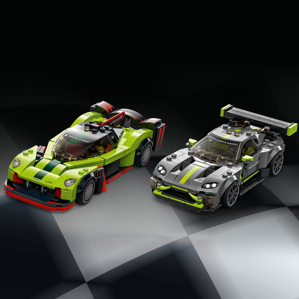 LEGO® Speed Champions Aston Martin Valkyrie AMR Pro and Aston Martin Vantage GT3 - Bộ đồ chơi lắp ráp siêu xe đua LEGO 76910 