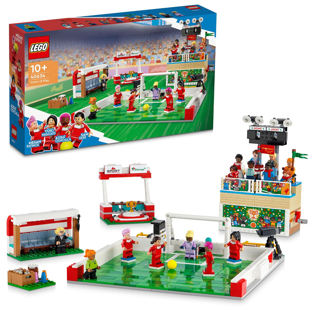 LEGO® Icons of Play - Bộ Lắp Ráp Sân Bóng Đá Thể Thao - LEGO 40634