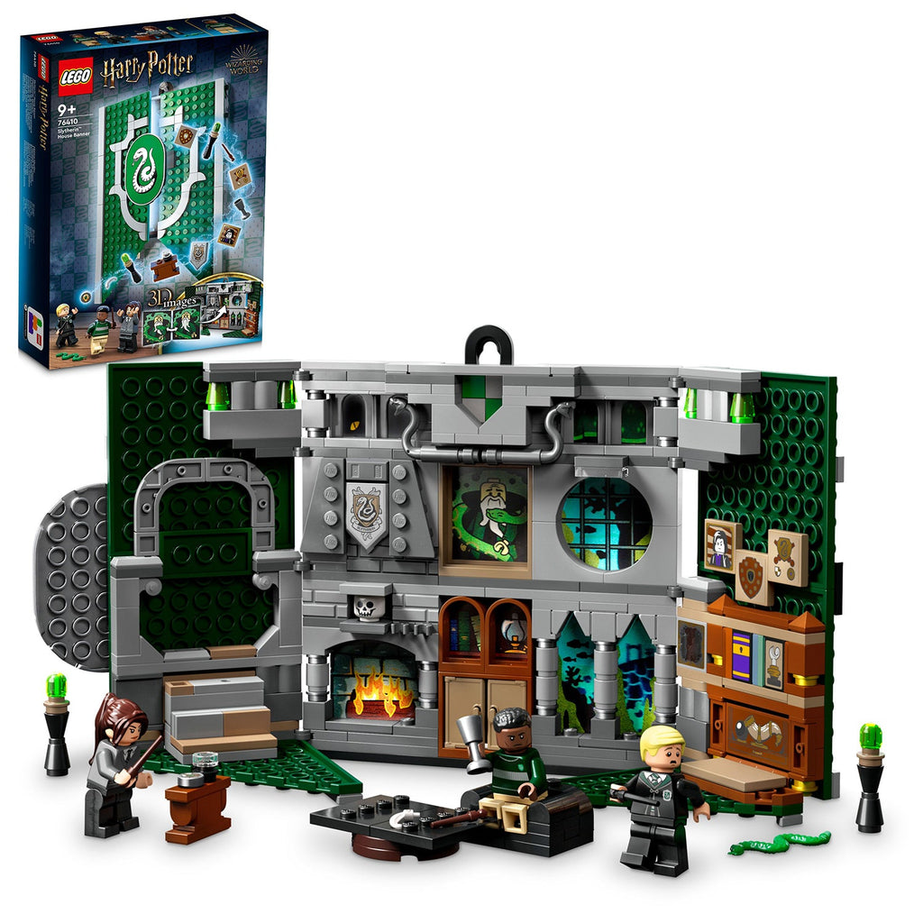 LEGO® Harry Potter™ Slytherin™ House Banner - Bộ Lắp Ráp Biểu Ngữ Nhà Slytherin - LEGO 76410 LEGO - ảnh 1 - LEGO Sets