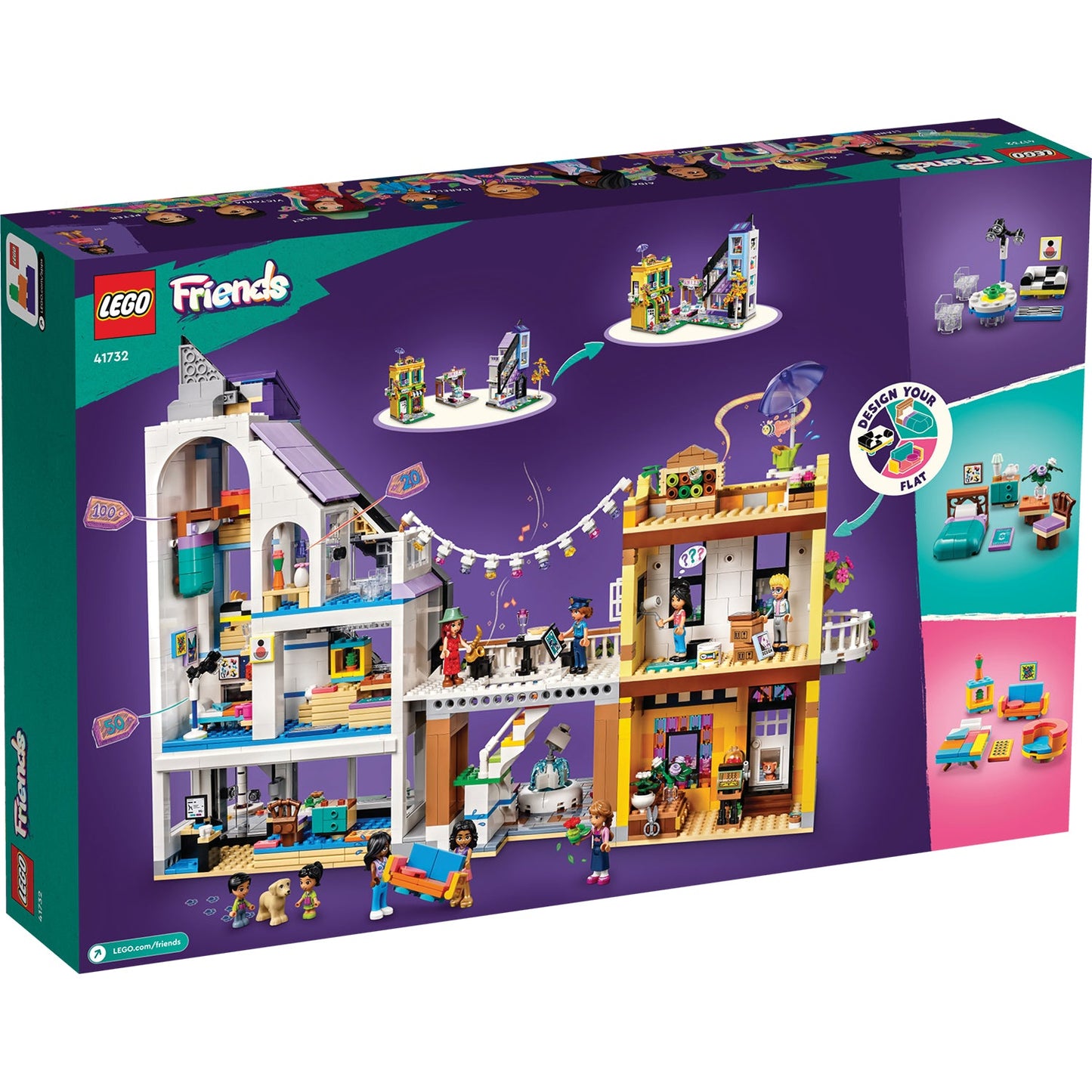LEGO® Friends™ Downtown Flower and Design Stores - Bộ Lắp Ráp Cửa Hàng Hoa Và Thiết Kế - LEGO 41732 LEGO - ảnh 5 - LEGO Frien