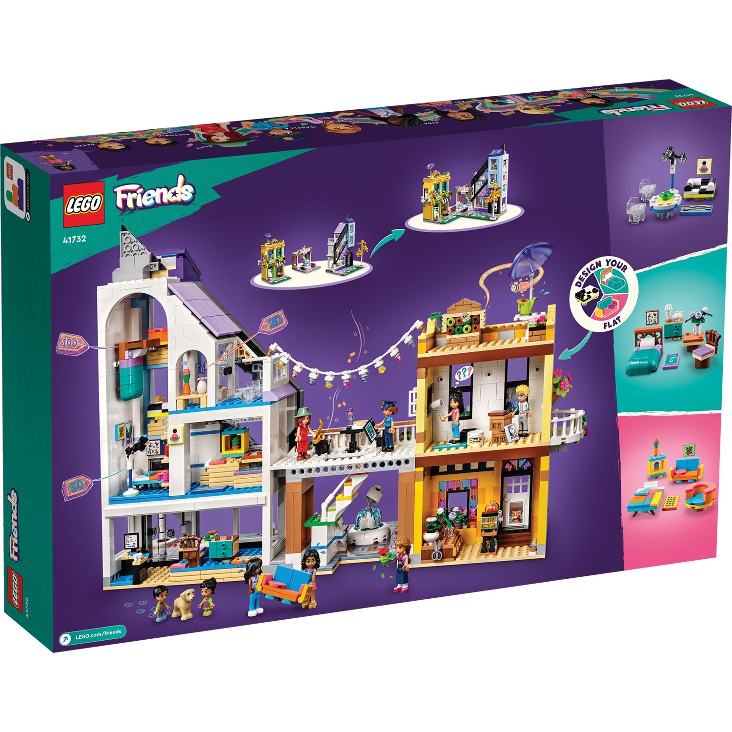 LEGO® Friends™ Downtown Flower and Design Stores - Bộ Lắp Ráp Cửa Hàng Hoa Và Thiết Kế - LEGO 41732 LEGO - ảnh 5 - LEGO Frien