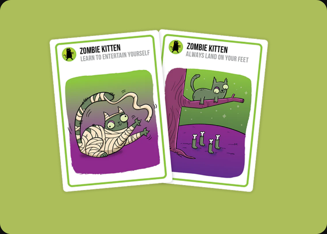 Zombie Kittens - Trò chơi thẻ bài chiến thuật - Exploding Kittens