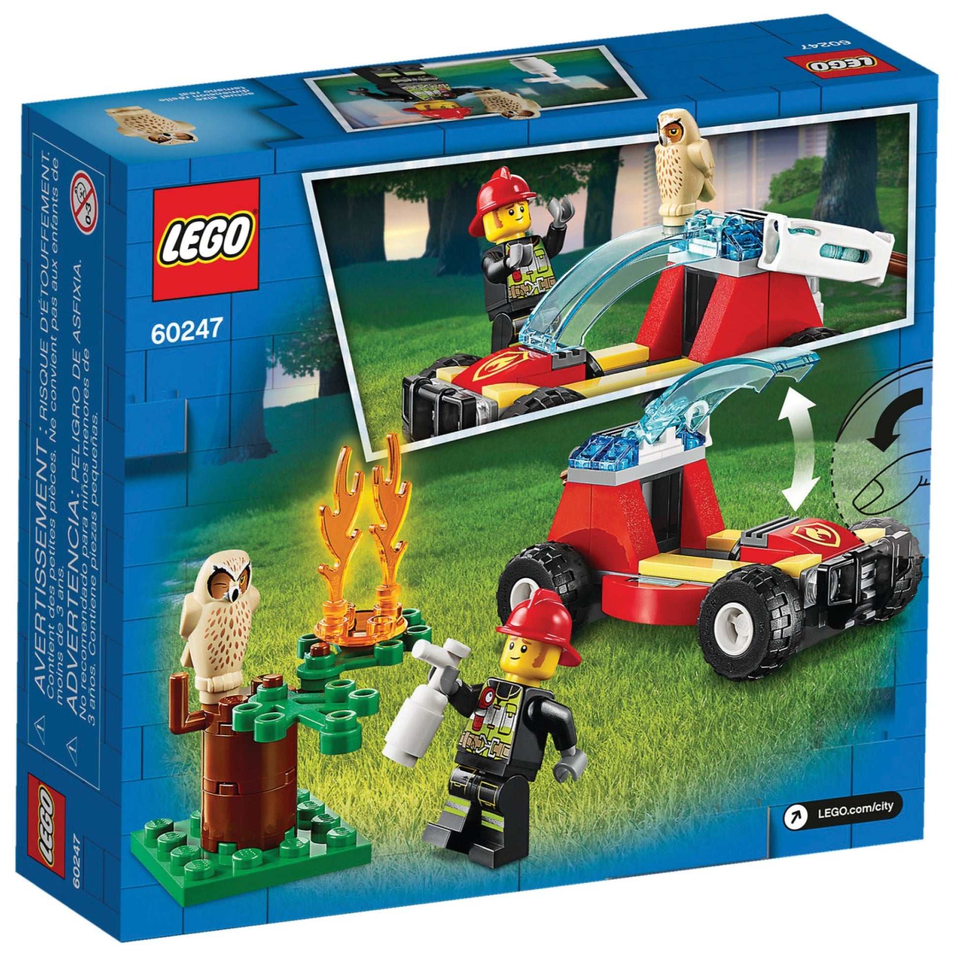 LEGO® City Forest Fire - Đồ Chơi Lắp Ráp Cứu Hỏa Rừng Rậm LEGO 60247 - Hình ảnh bổ sung 8