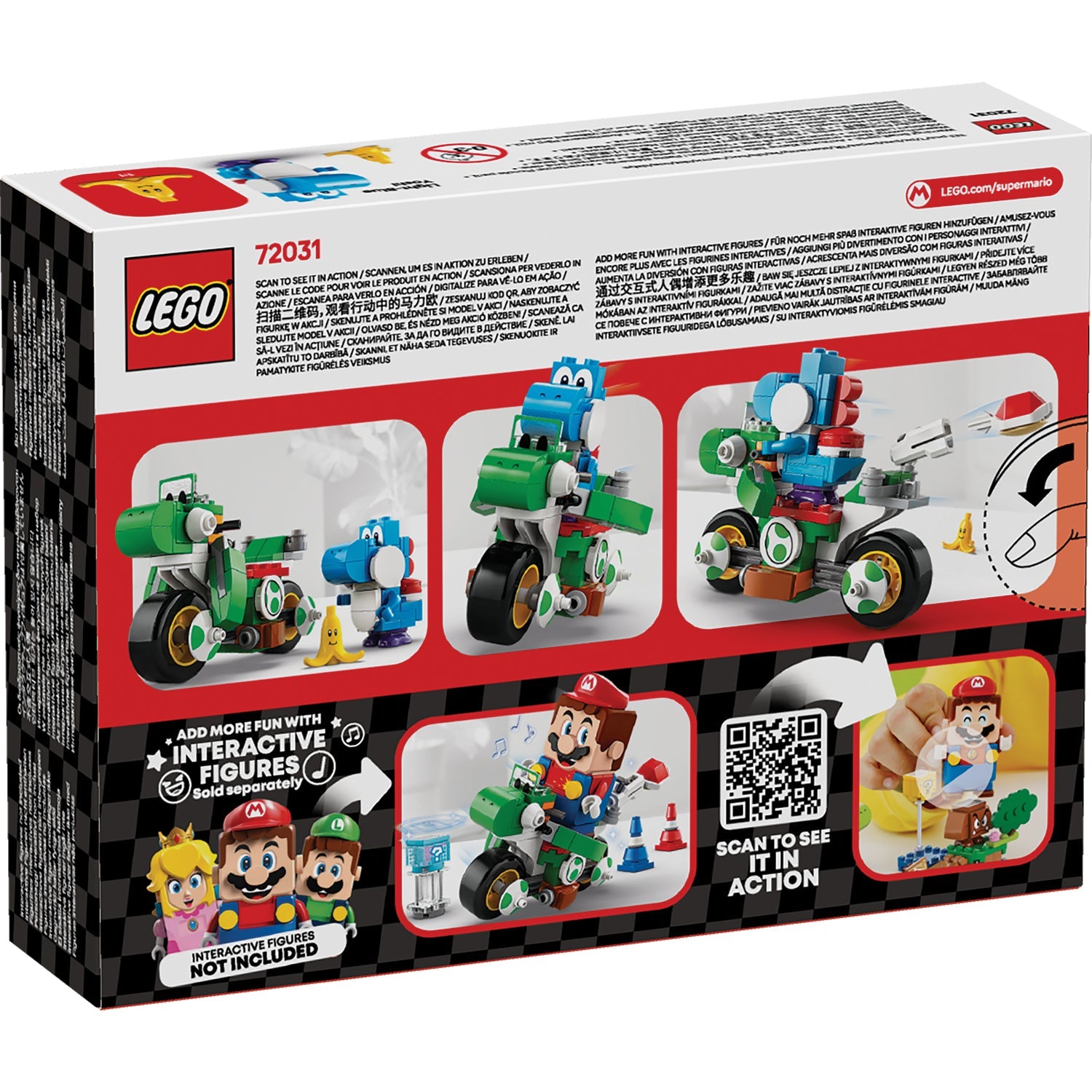 LEGO® Super Mario™: Mario Kart™ – Yoshi Bike - Đồ Chơi Lắp Ráp Xe Đua LEGO 72031 LEGO - ảnh 2 - Building Sets