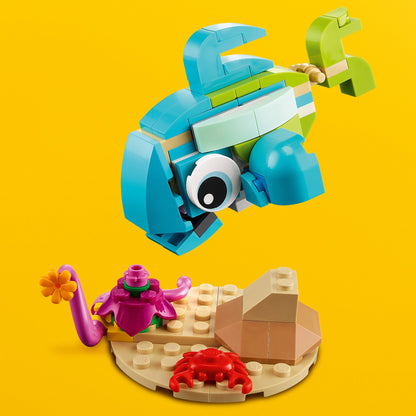 LEGO® Creator 3-in-1 Dolphin and Turtle - Bộ lắp ráp sinh vật biển 3 trong 1 - LEGO 31128 LEGO - ảnh 2 - LEGO Creator 3-in-1