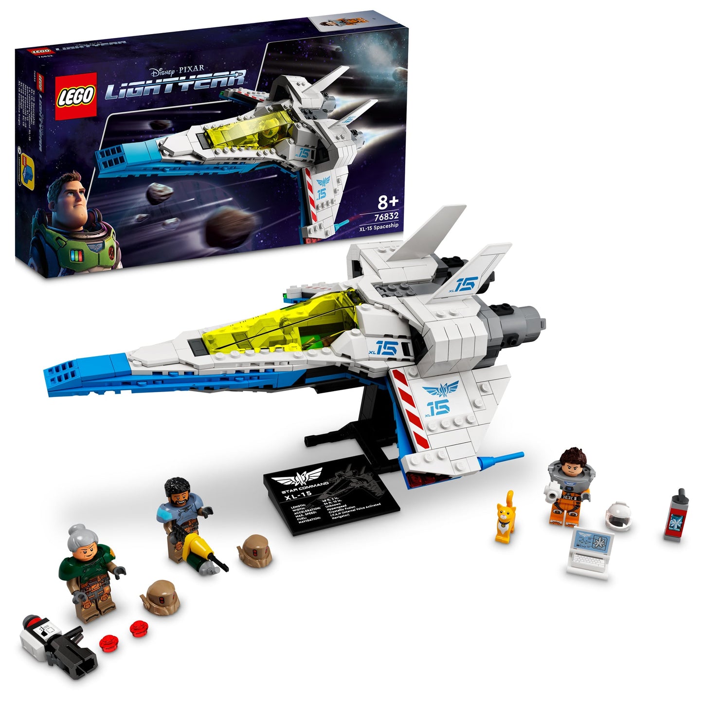 LEGO® Disney™ & Pixar's Lightyear XL-15 Spaceship - Mô Hình Phi Thuyền Vũ Trụ - LEGO 76832