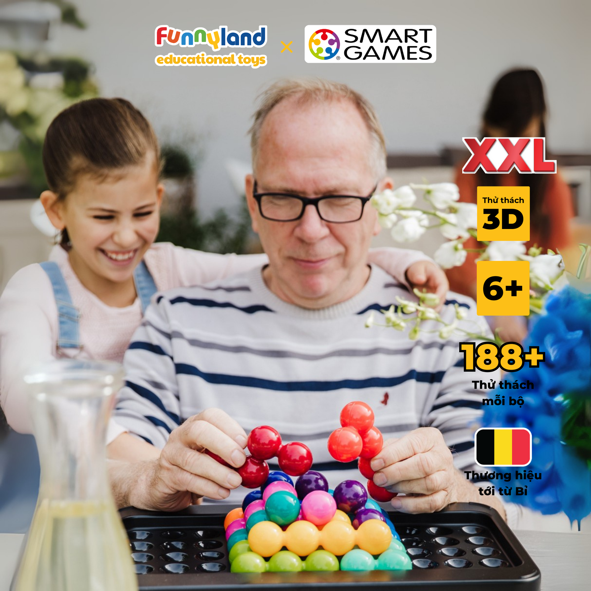 Đồ trơi trí tuệ Smartgames Thử thách IQ Pro Puzzler XXL