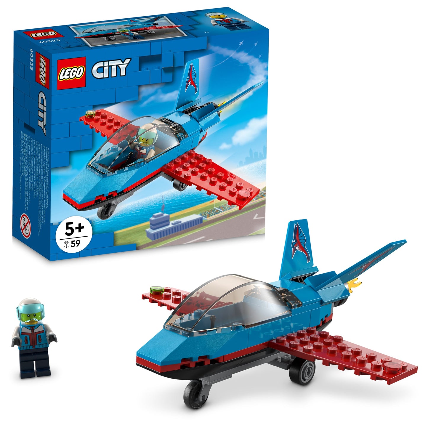 LEGO® City Stunt Plane - Máy Bay Biểu Diễn - 60323