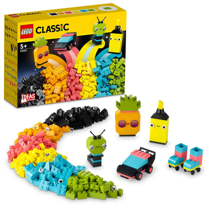 LEGO® Classic Creative Neon Fun - Bộ Đồ Chơi Lắp Ráp Sáng Tạo Màu Neon - LEGO 11027 LEGO - ảnh 6 - LEGO