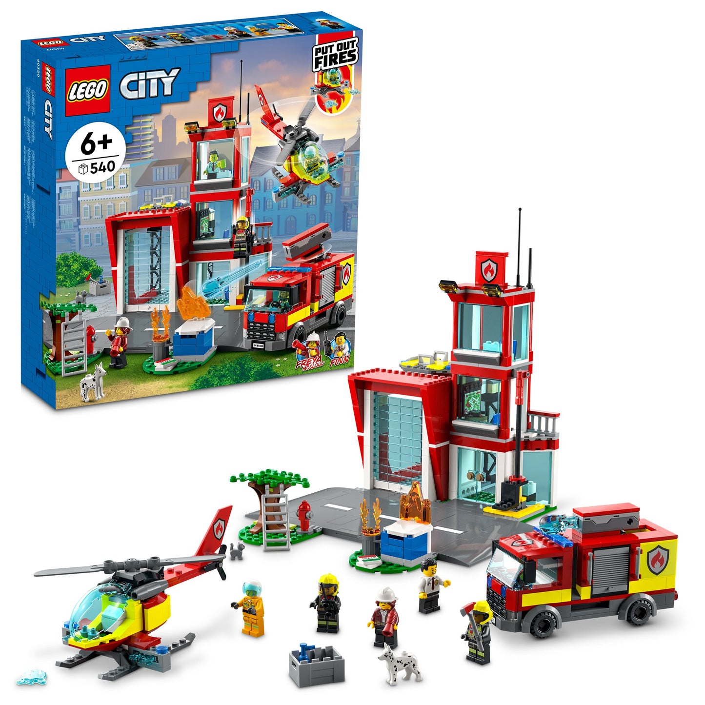 LEGO® City Fire Station - Đồ Chơi Lắp Ráp Trạm Cứu Hỏa 3 Tầng - LEGO 60320