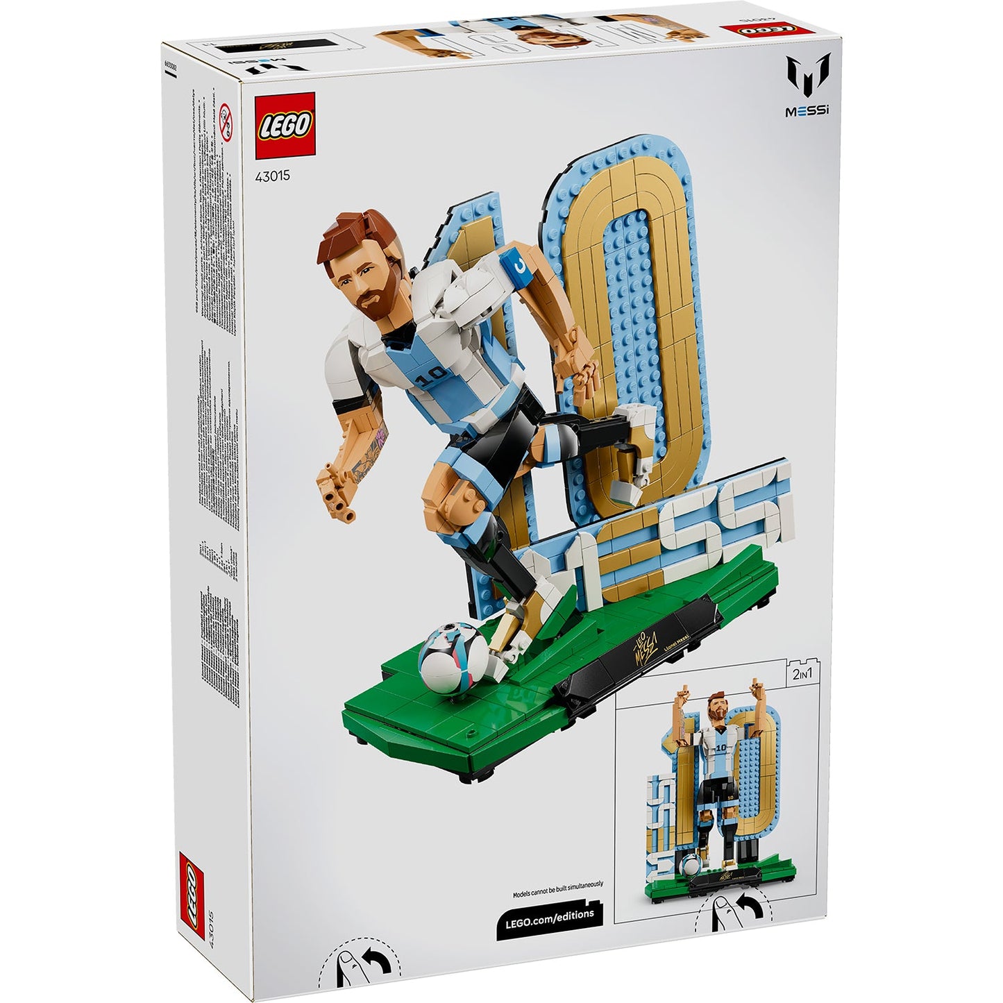LEGO® Editions Lionel Messi – Football Legend