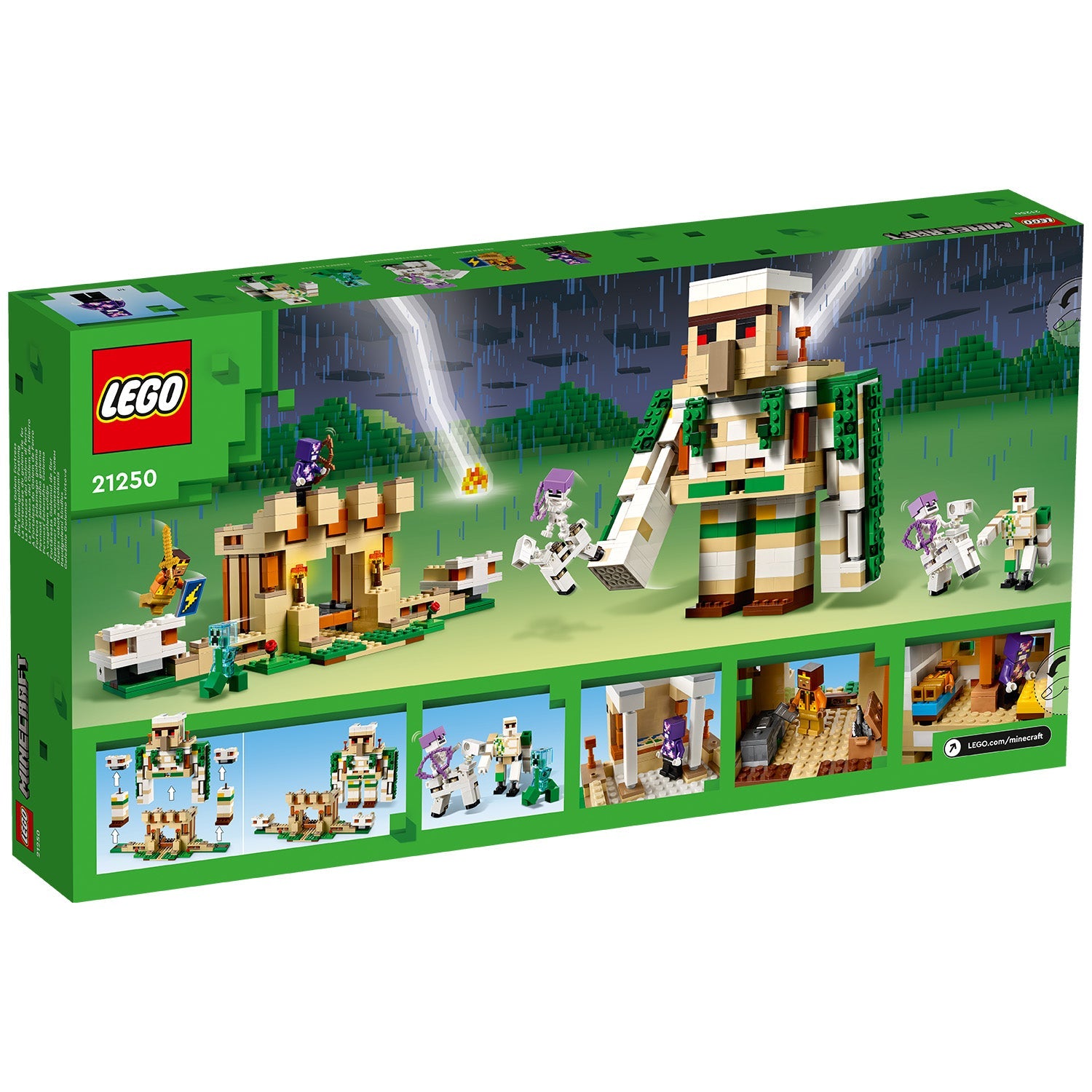 LEGO® Minecraft™ The Iron Golem Fortress - Pháo Đài Người Sắt Golem Biến Hình - LEGO 21250 LEGO - ảnh 3 - LEGO Sets