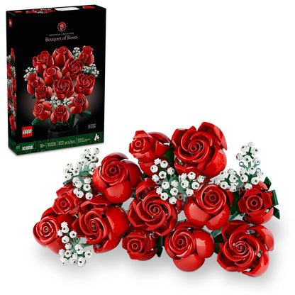 LEGO® ICONS™ Bouquet of Roses - Bó Hoa Hồng Trang Trí - LEGO 10328 LEGO - ảnh 5 - Lego