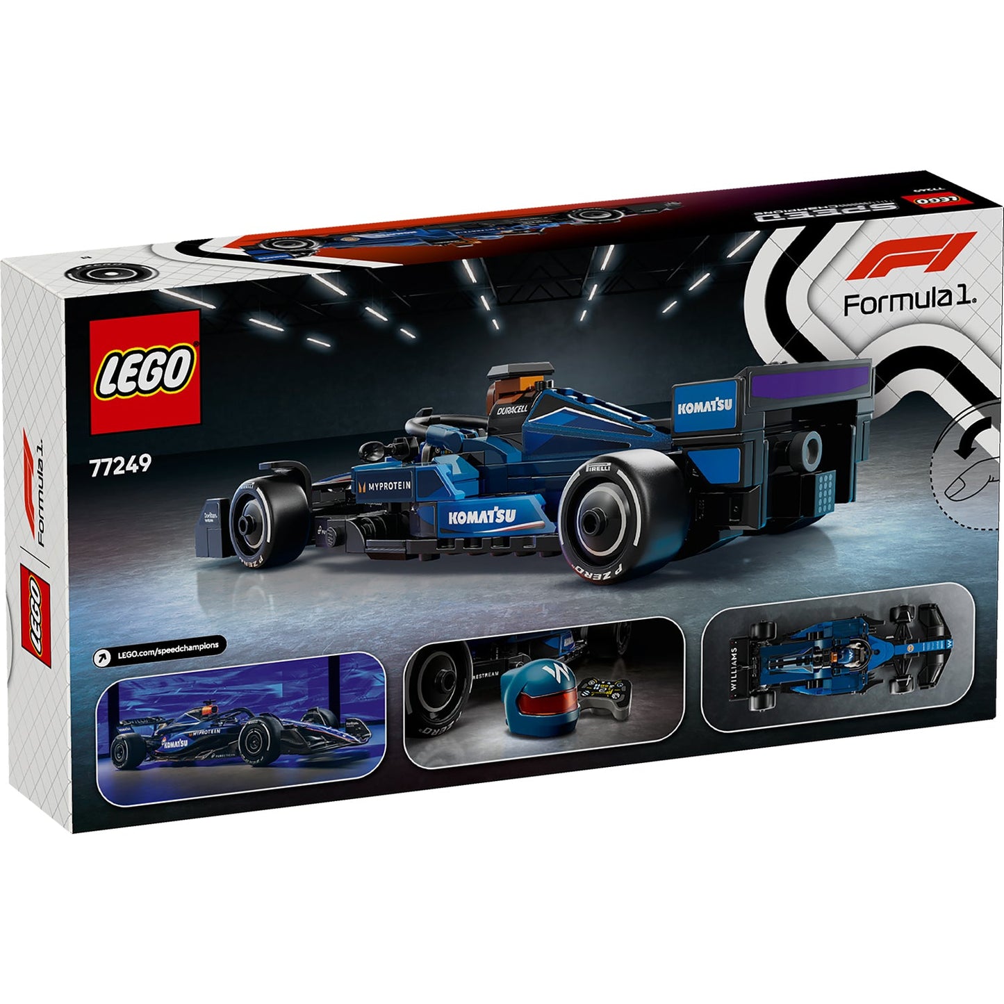 LEGO® Speed Champions - Williams Racing FW46 F1® Race Car - Xe Đua Công Thức 1 Lắp Ráp LEGO (77249) LEGO - ảnh 2 - LEGO Set