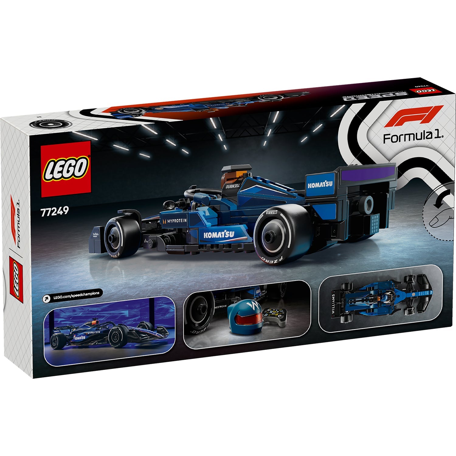 LEGO® Speed Champions - Williams Racing FW46 F1® Race Car - Xe Đua Công Thức 1 Lắp Ráp LEGO (77249) LEGO - ảnh 2 - LEGO Set