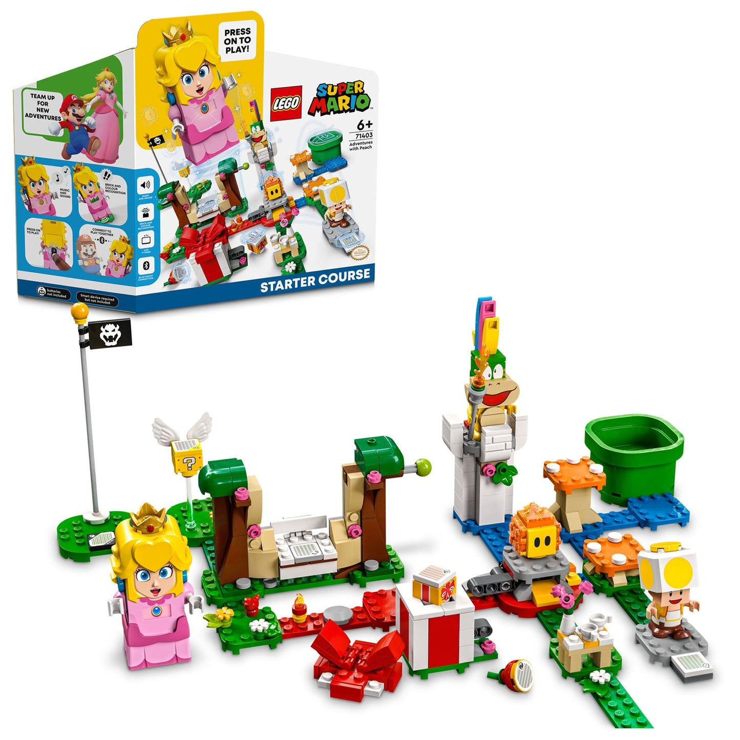 LEGO® Super Mario™ Adventures with Peach Starter Course - Bộ Đồ Chơi Khởi Đầu Tương Tác LEGO 71403