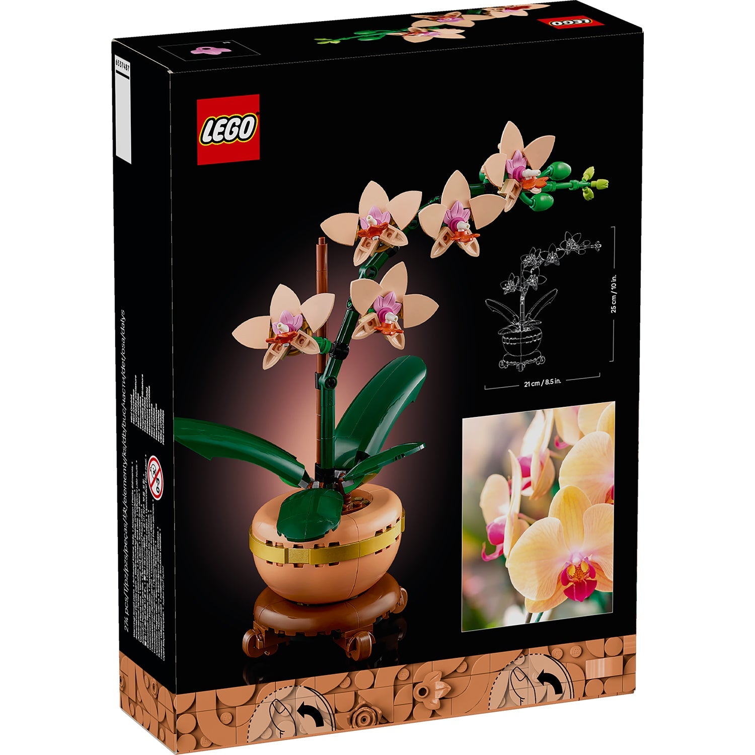 LEGO® Botanicals Mini Orchid - Mô Hình Hoa Lan Mini Trang Trí - LEGO 10343 LEGO - ảnh 2 - LEGO Sets