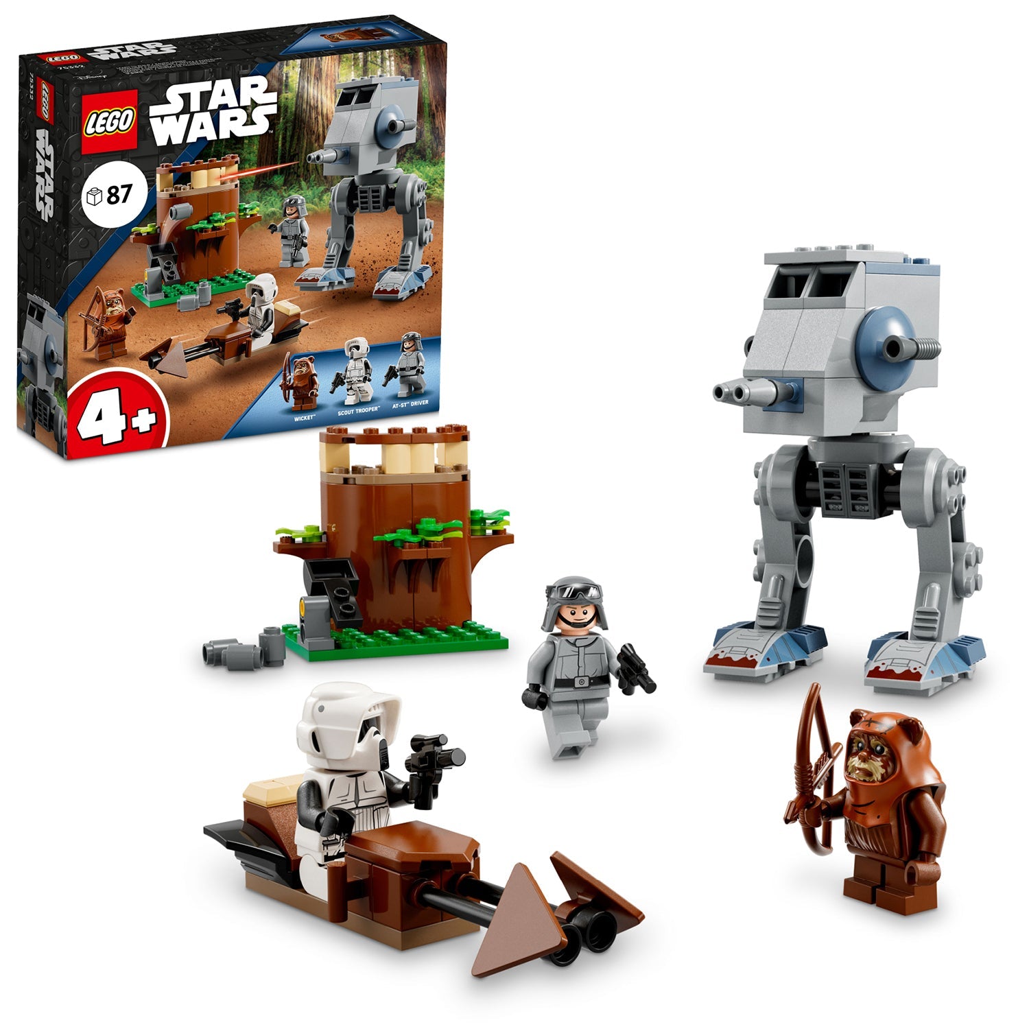 LEGO® Star Wars™ AT-ST™ Bộ Đồ Chơi Lắp Ráp Robot Chiến Xa 75332 LEGO - ảnh 2 - LEGO Star Wars