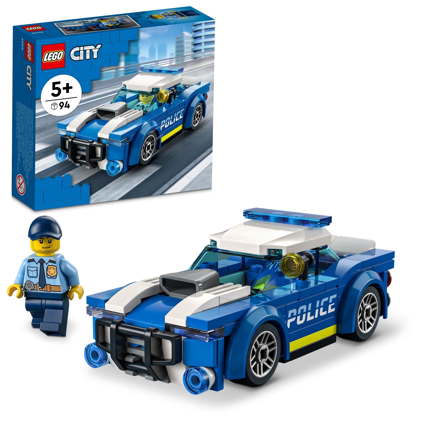 LEGO® City Police Car - Xe Cảnh Sát Đồ Chơi Lắp Ráp LEGO 60312 LEGO - ảnh 4 - Lego