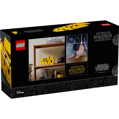 LEGO® Star Wars™ Brick-Built Star Wars Logo - Mô Hình Lắp Ráp Biểu Tượng 75407