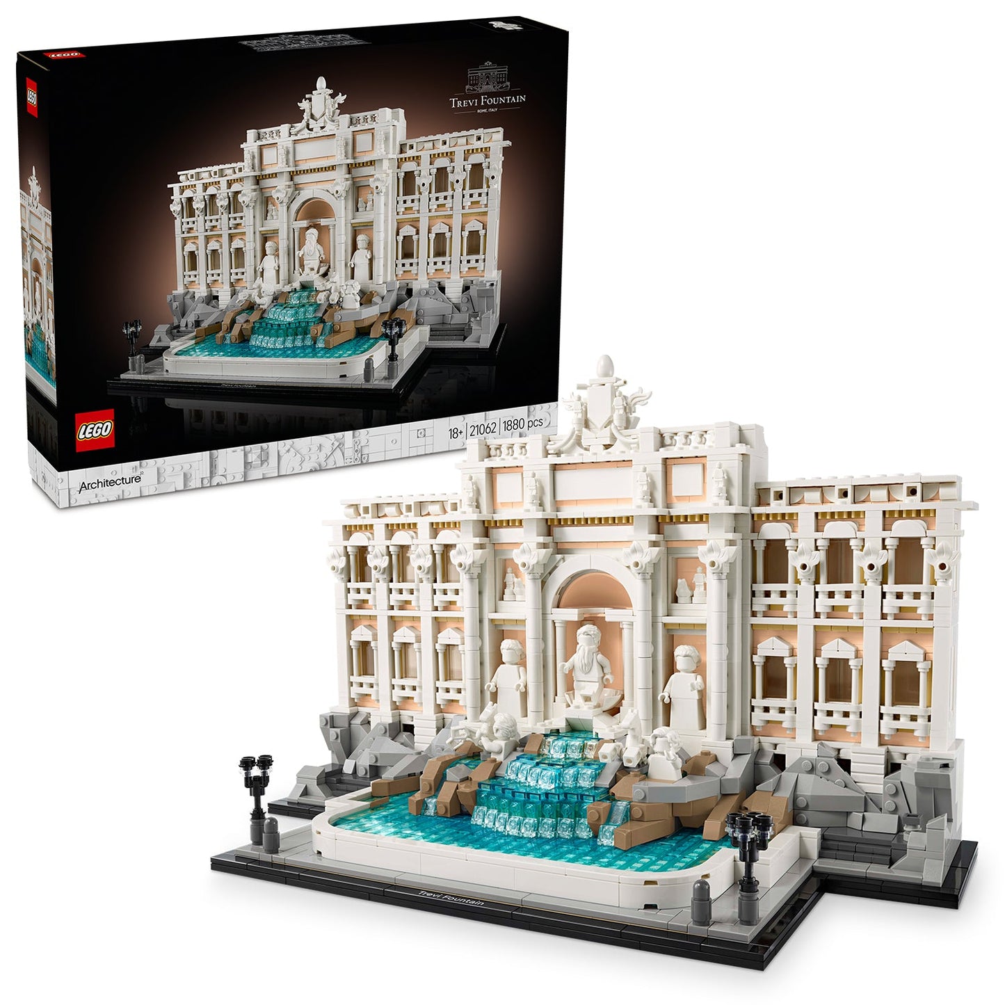 LEGO® Architecture Trevi Fountain - Mô hình Đài phun nước Trevi Rome - LEGO 21062