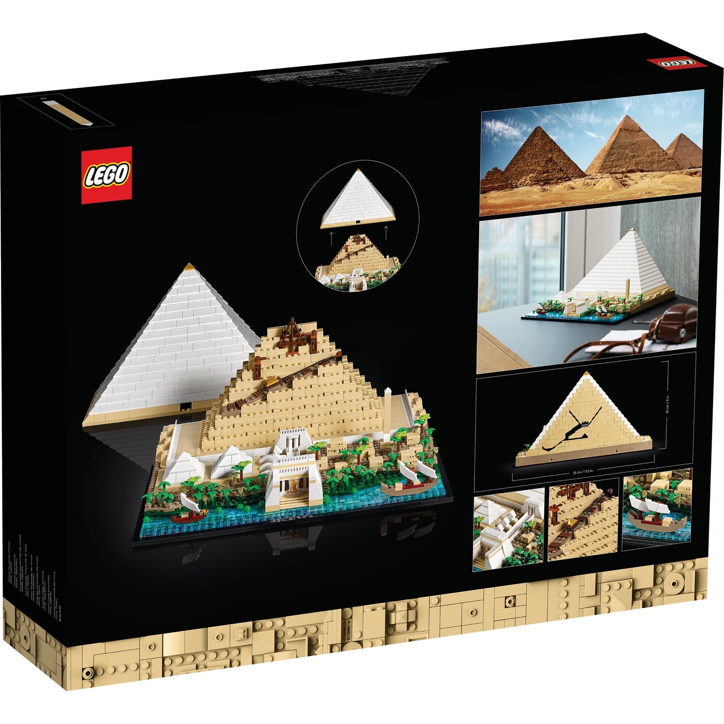 LEGO® Architecture Great Pyramid of Giza - Bộ Lắp Ráp Đại Kim Tự Tháp Giza - LEGO 21058