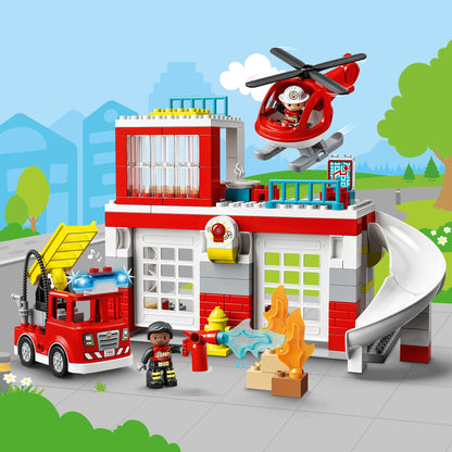 LEGO® DUPLO™ Rescue Fire Station & Helicopter - Trạm Cứu Hỏa & Trực Thăng Cứu Hộ - LEGO 10970 LEGO - ảnh 5 - Lego