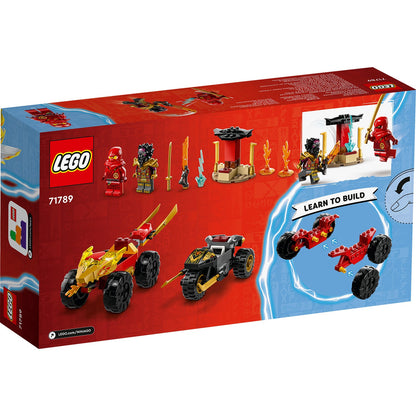LEGO® NINJAGO® Kai and Ras’s Car and Bike Battle - Bộ Lắp Ráp Trận Chiến Xe Rồng Và Mô Tô 71789 LEGO - ảnh 2 - Board Game