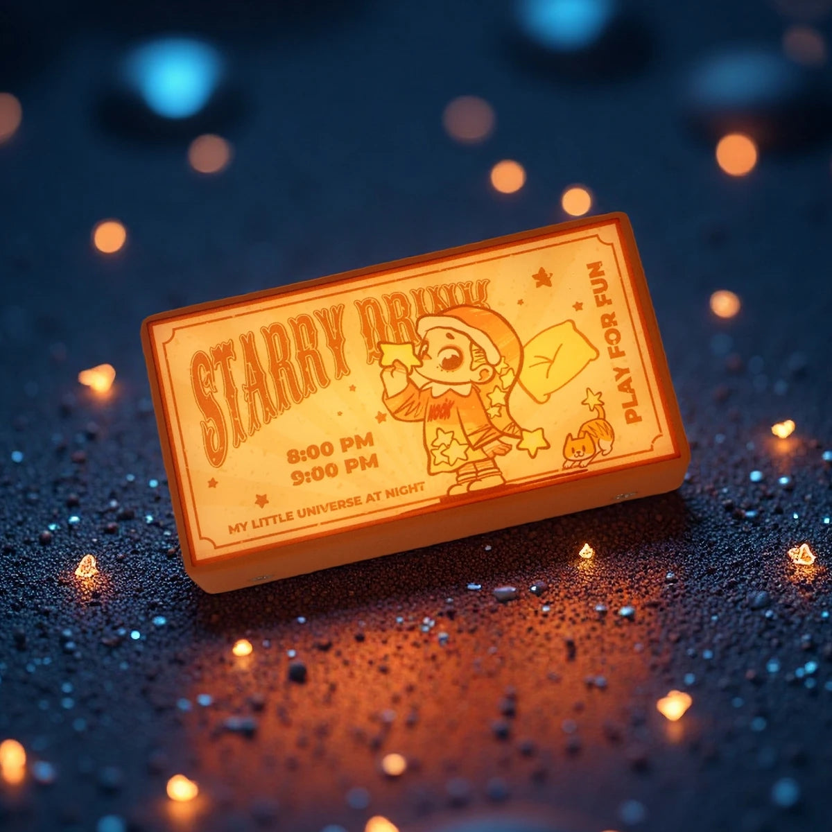 NOOK NIGHT SERIES LIGHT-UP FRIDGE MAGNET BLIND BOX - Mô Hình Nam Châm Tủ Lạnh Phát Sáng - 52TOYS