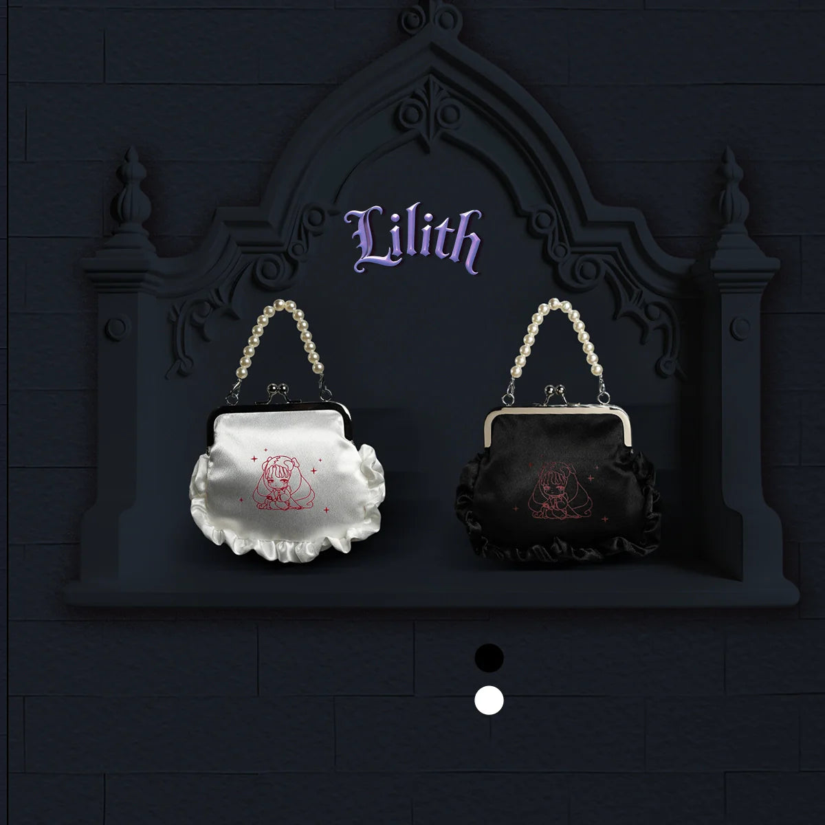 LILITH FORBIDDEN COVENANT CROSSBODY BAG - WHITE