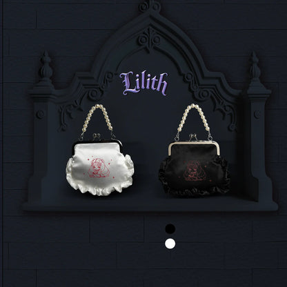 LILITH FORBIDDEN COVENANT CROSSBODY BAG - WHITE