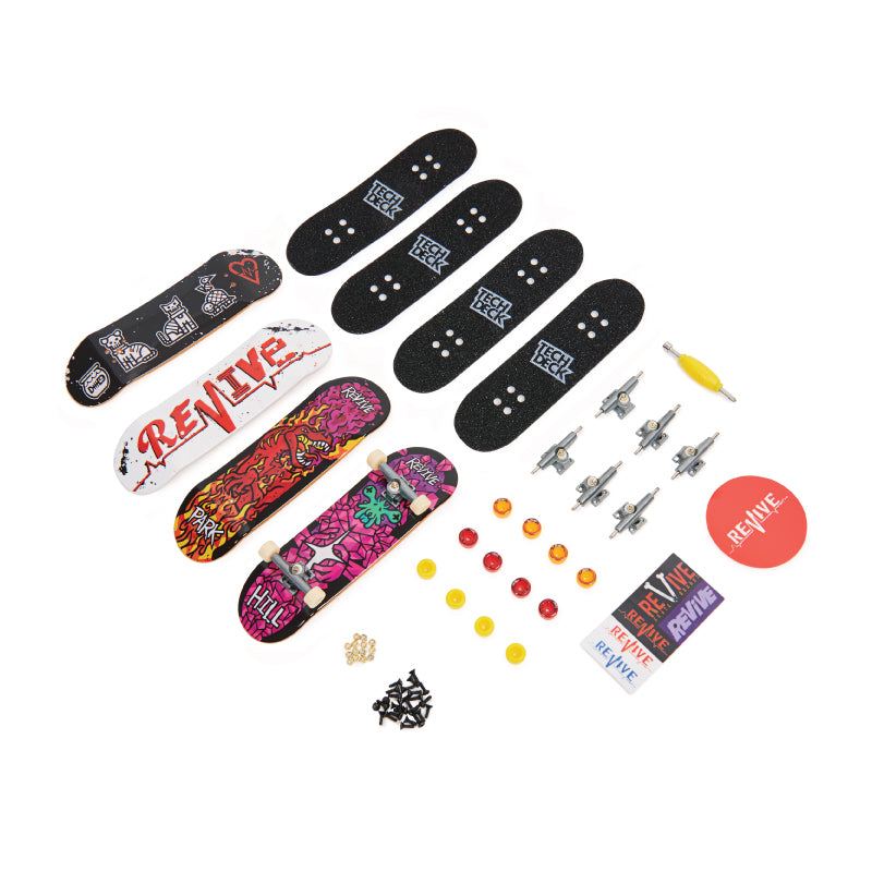Combo of 4 TECH DECK 6028815 skateboards - Combo 4 Ván trượt ngón tay - TECH DECK