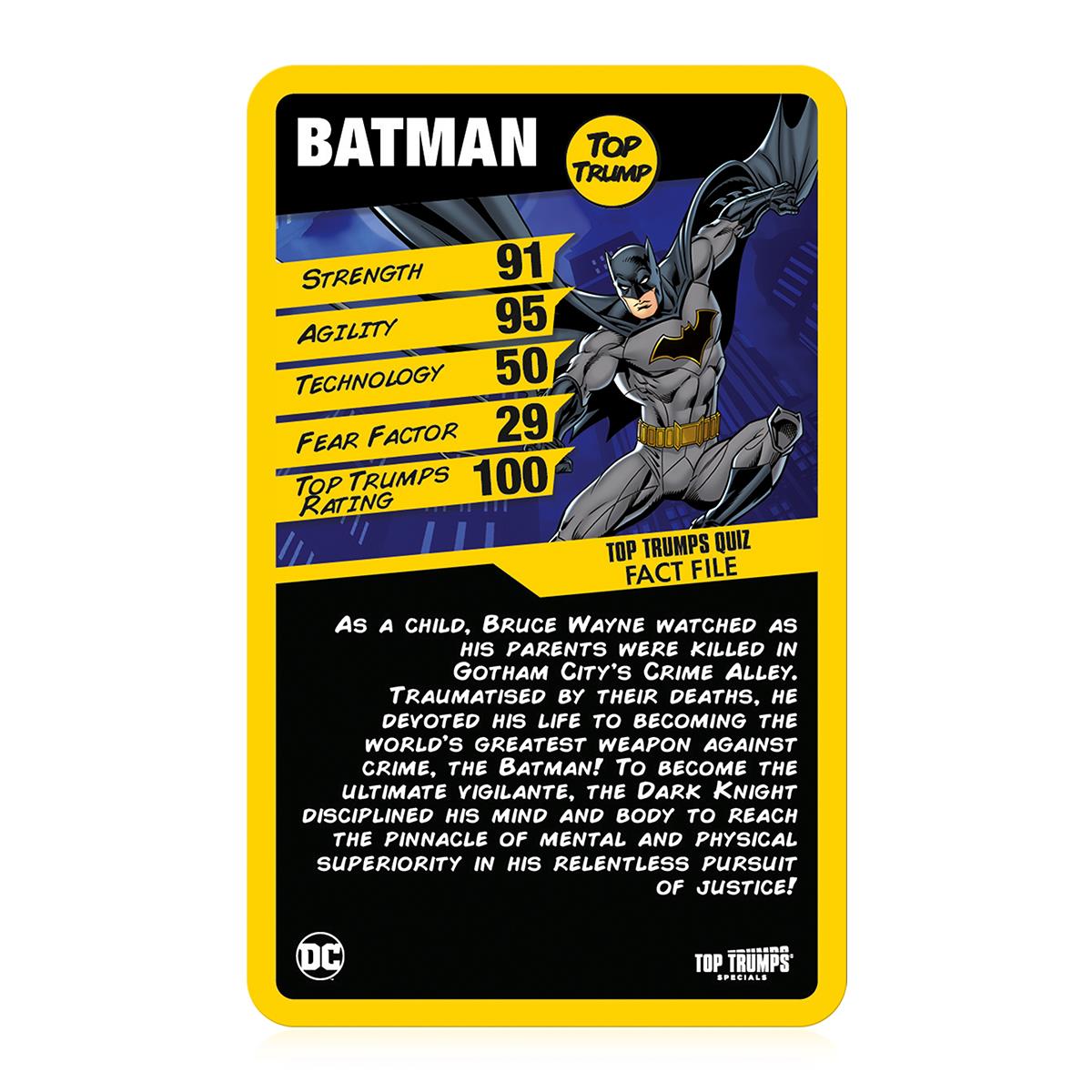 Batman Top Trumps Card Game - Trò chơi thẻ bài siêu anh hùng DC - Winning Moves - Hình ảnh chi tiết 2