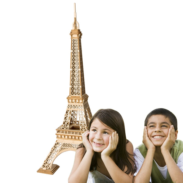 Rolife Modern 3D Wooden Puzzle - Eiffel Tower TG501 - Mô hình gỗ 3D Tháp Eiffel - Rolife