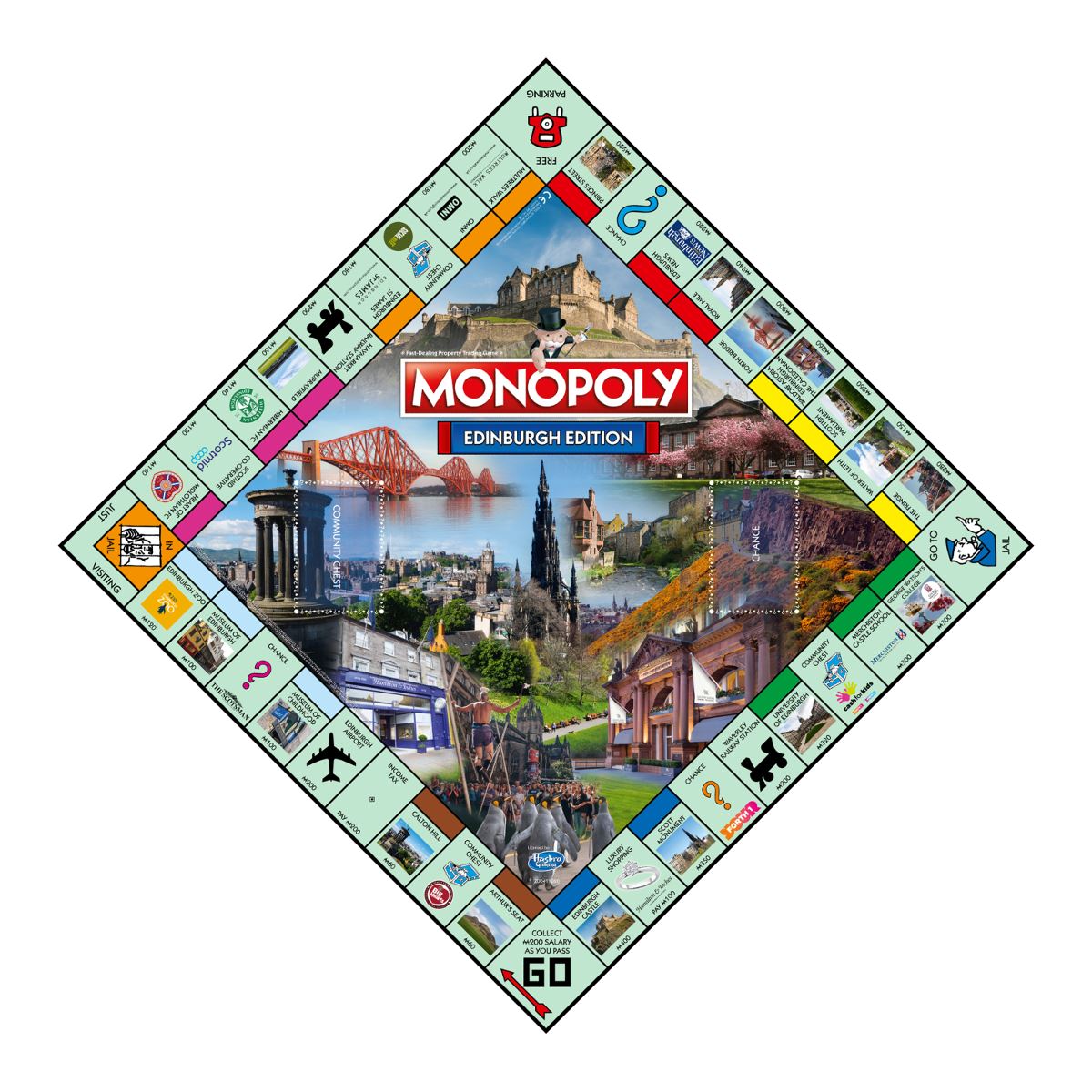 Edinburgh Monopoly Board Game - Cờ Tỷ Phú Phiên Bản Thành Phố Edinburgh - Winning Moves - Góc nhìn khác 3