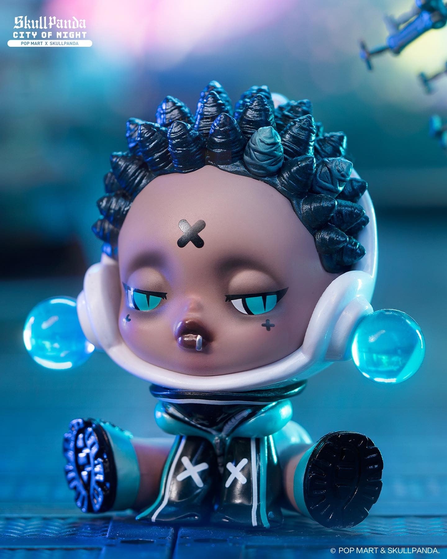 Popmart x Skull Panda City of Night Blindbox Series - Mô hình Blindbox Art Toy - Pop Mart