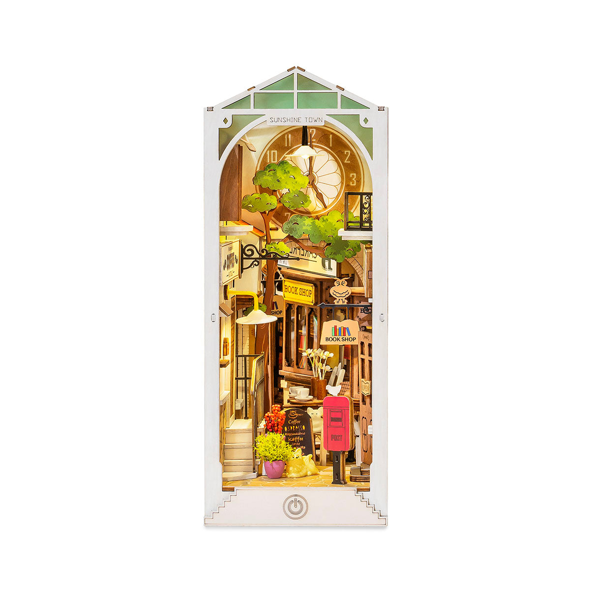 Mô Hình Lắp Ráp Gỗ Book Nook Rolife Sunshine Town TGB02 - Hình ảnh chi tiết 2