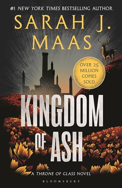 THRONE OF GLASS- Kingdom of Ash (adult pb)