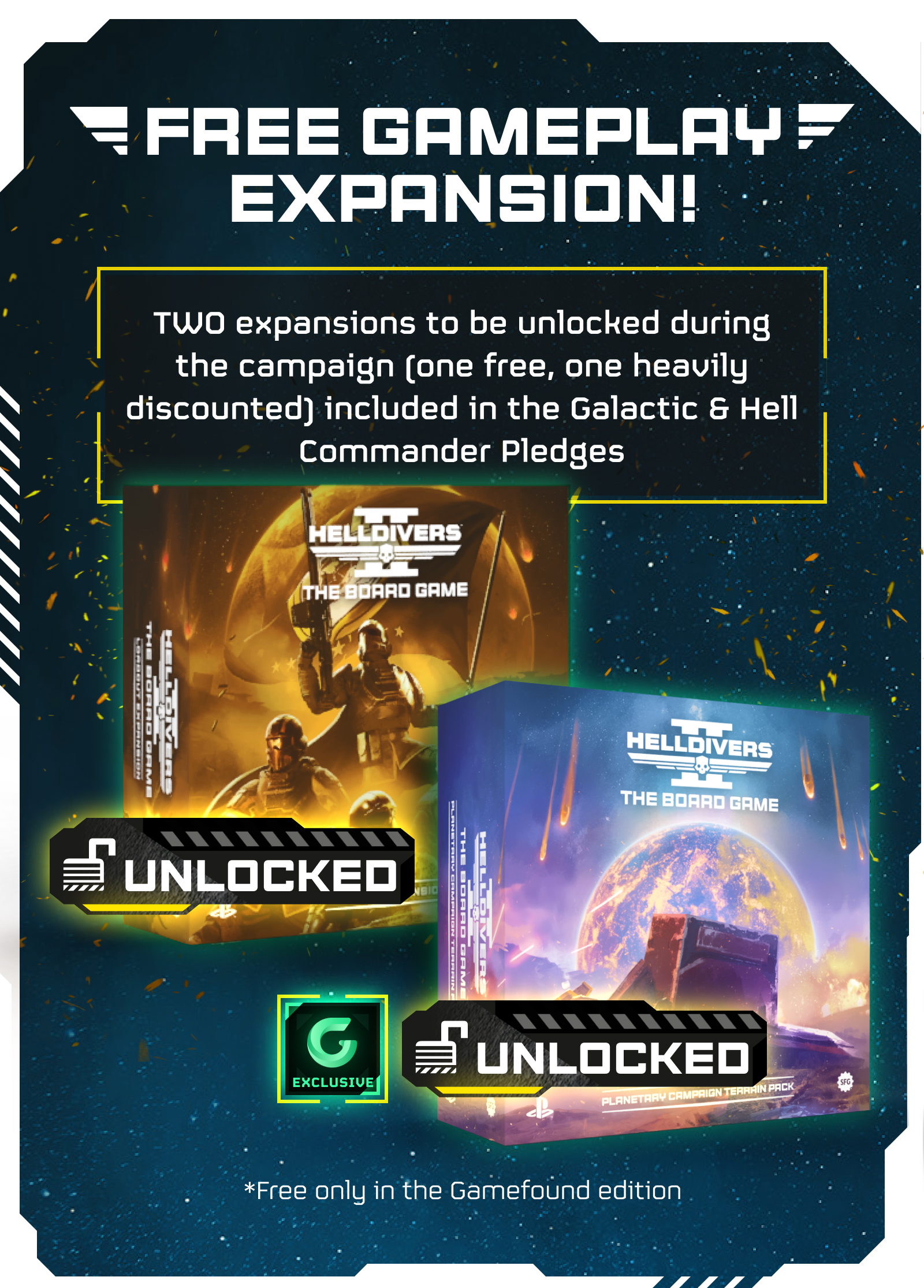 Helldivers 2: The Board Game Hell Commander Pledge (Kickstarter Pre-Order Special)