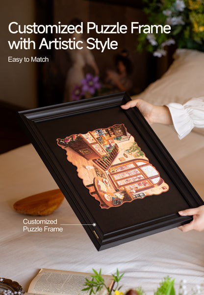 Rowood Cozy Winter Café Wooden Jigsaw Puzzle - Tranh ghép gỗ 3D - Rolife