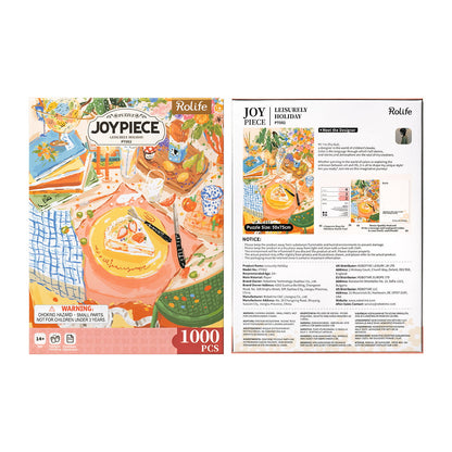 Rolife 1000 Piece Jigsaw Puzzle - Leisurely Holiday PT002 - Bộ tranh xếp hình 1000 mảnh cao cấp