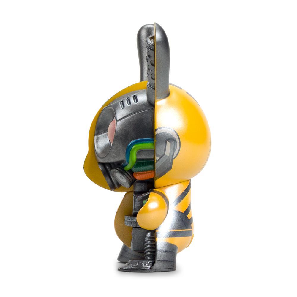 DAIROBO-B MECHA HALF RAY 5" DUNNY YELLOW EDITION - Mô Hình Art Toy Giới Hạn Kidrobot x Dolly Oblong - Hình ảnh bổ sung 5