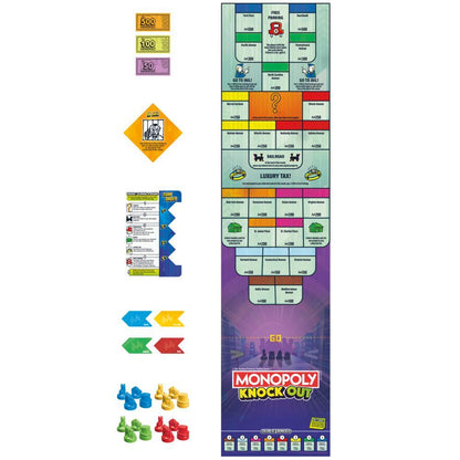 Monopoly Knockout - Trò Chơi Board Game Gia Đình Vui Nhộn