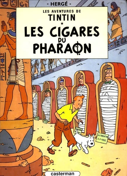 TINTIN - T04 - LES CIGARES DU PHARAON